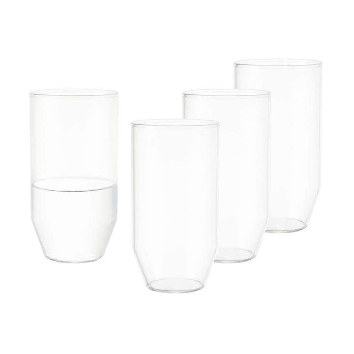 Sunnanö drinking glass 28 cl 4-pack - Clear - Dorre