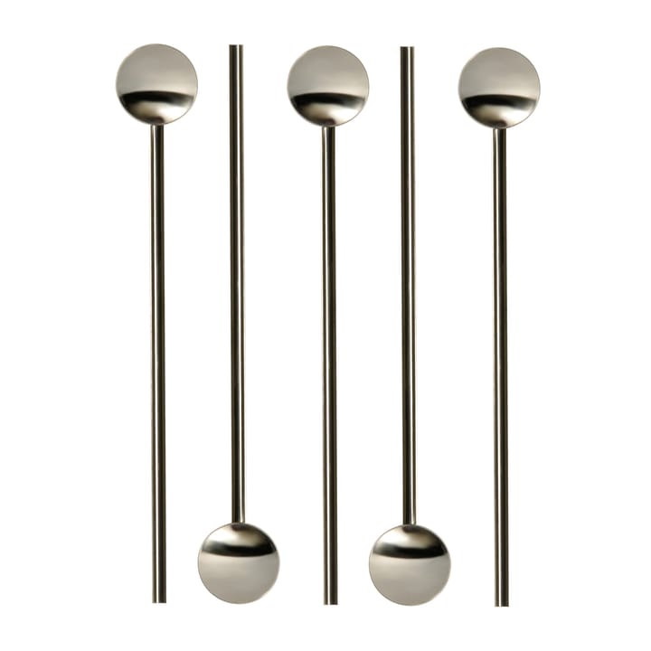 Corrigan Straw 6 Pcs, Stainless Steel