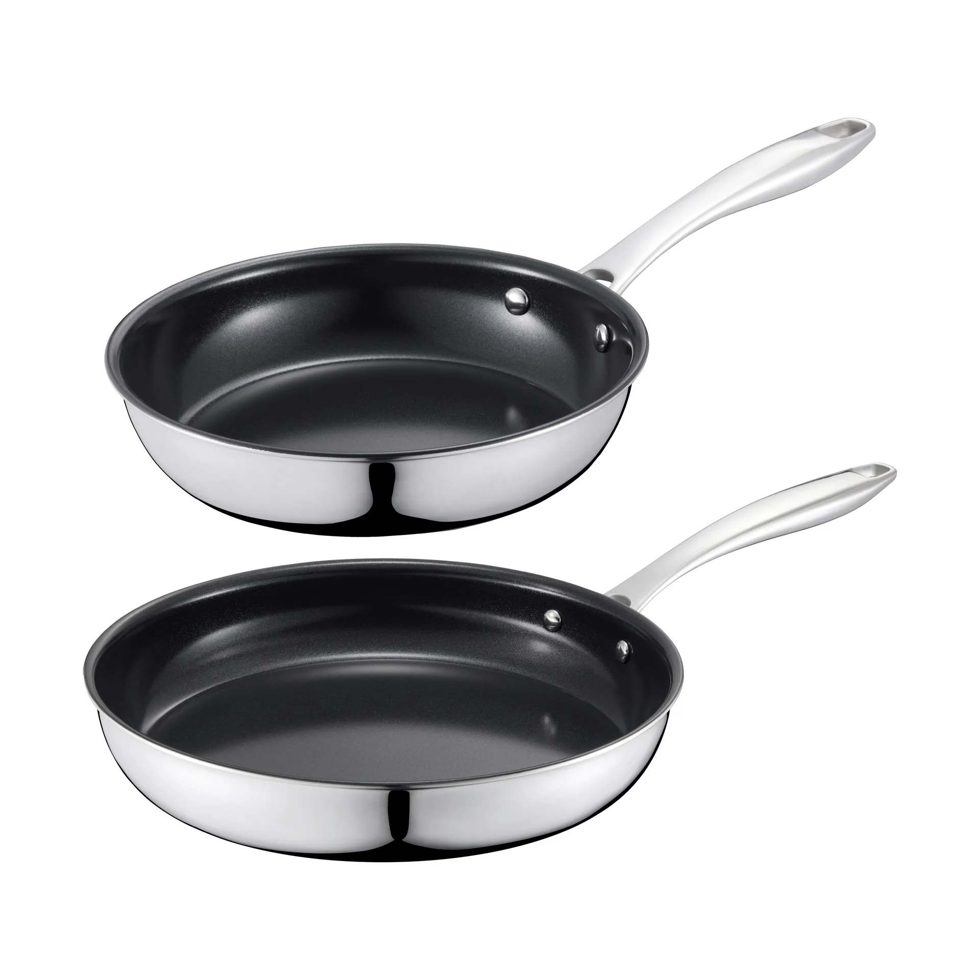 Trivence frying pan set, Ceramic coating, 3-ply, 2 pieces Dorre
