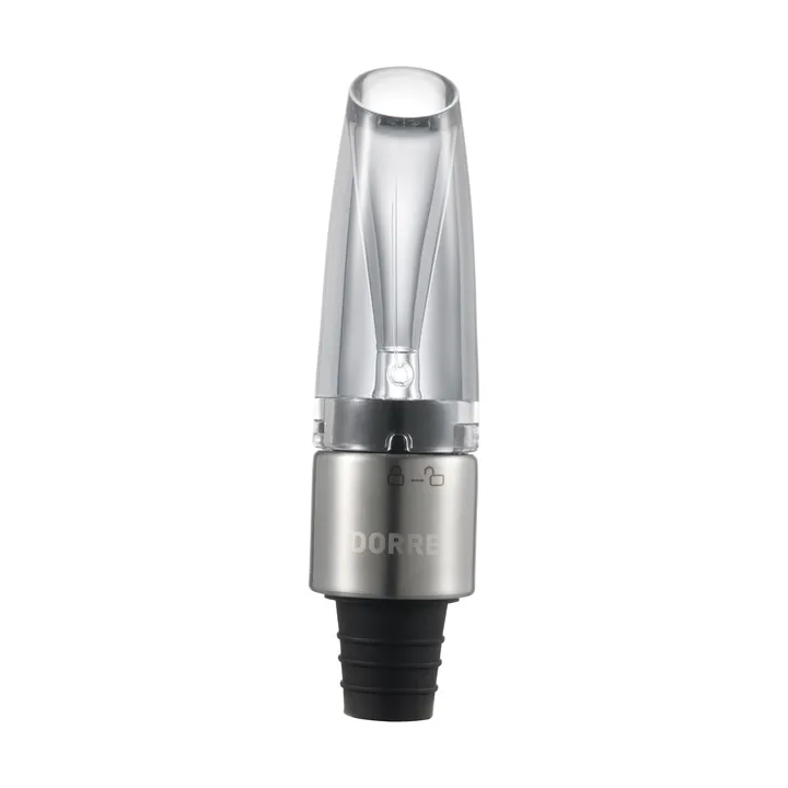 Verne wine aerator & wine stopper - Black - Dorre