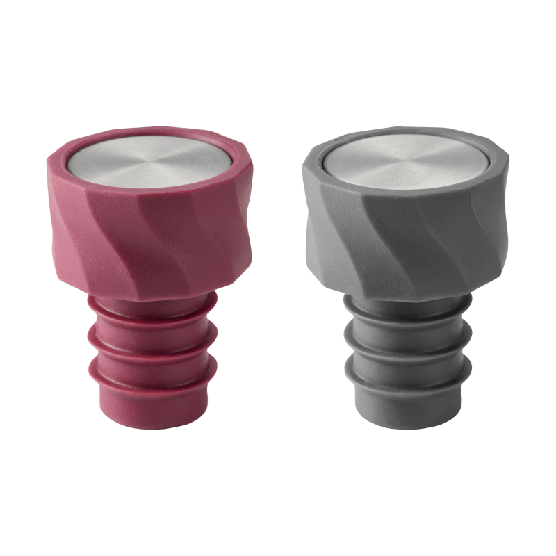 Dorre Vivi Wine Stopper 2-Pack 4.5cm Black-burgundy