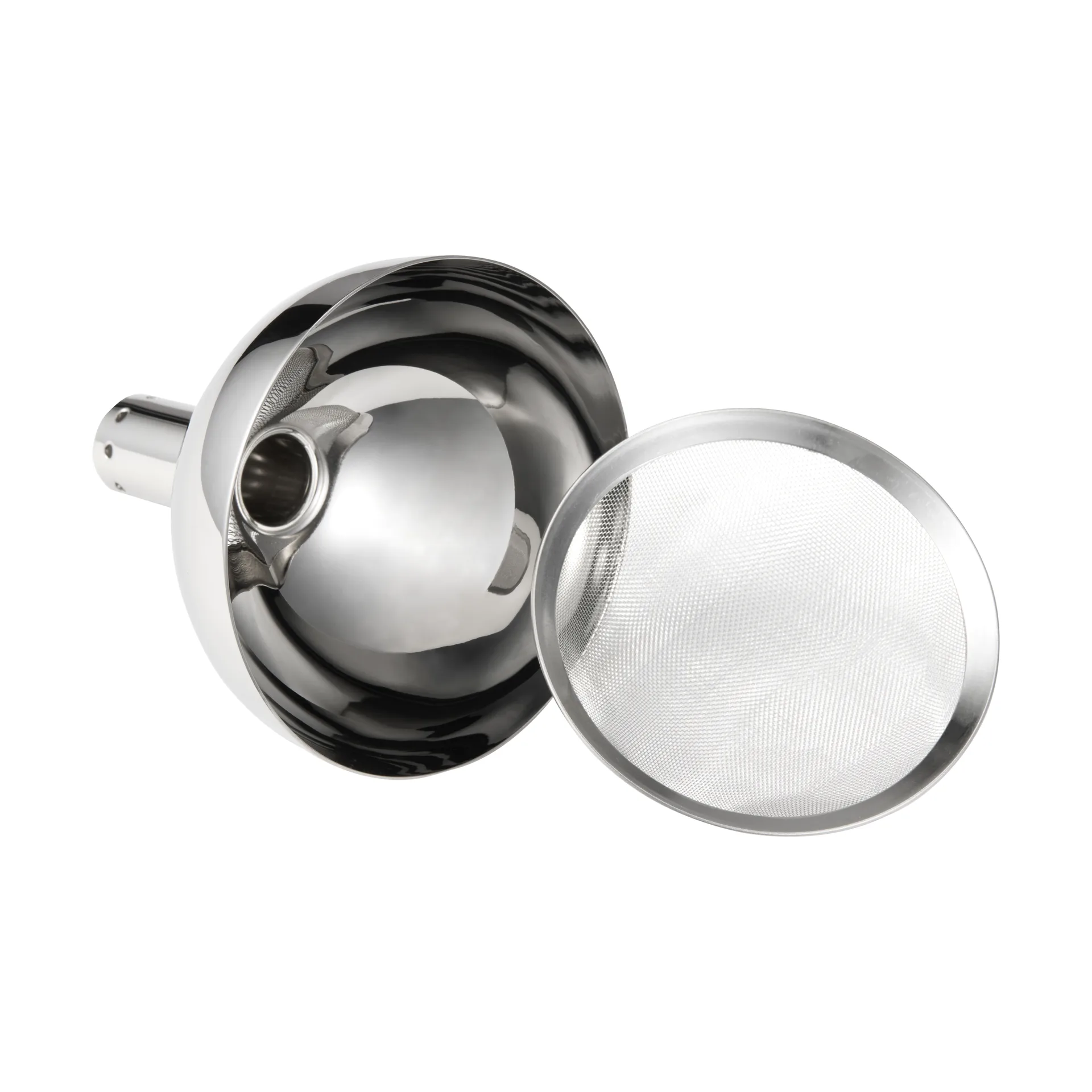 Whale decanting funnel with strainer, Stainless steel Dorre