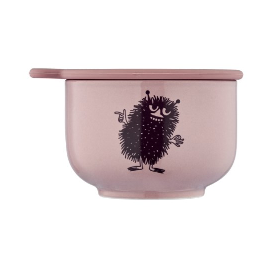 Dsignhouse x Moomin Moomin bowl with lid Ø7 cm Pink