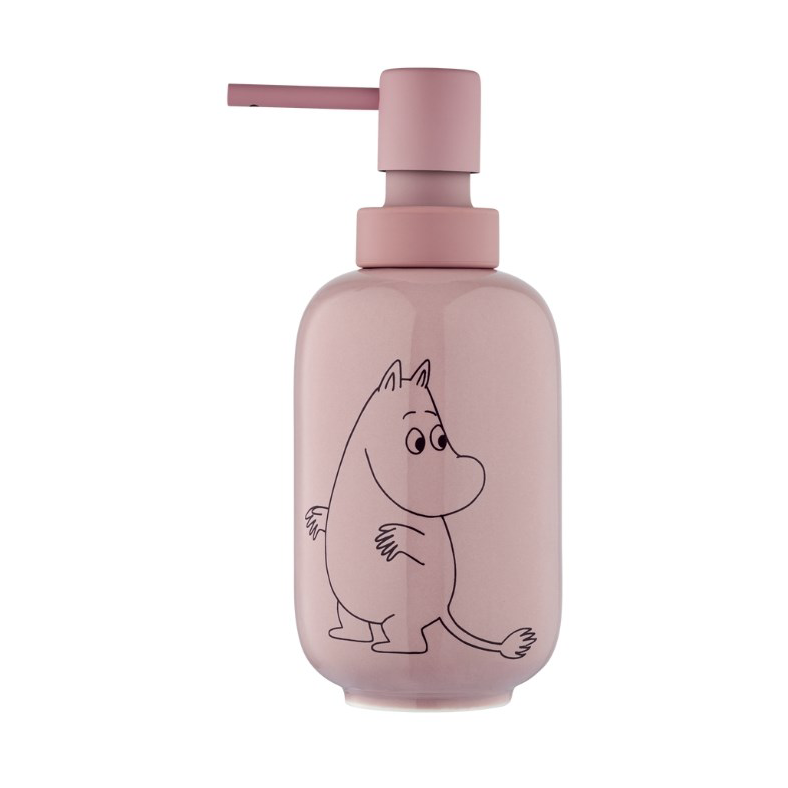Dsignhouse x Moomin Moomin soap pump 35 cl Pink | Scandinavian Design | Soap dispensers & dishes | Pink