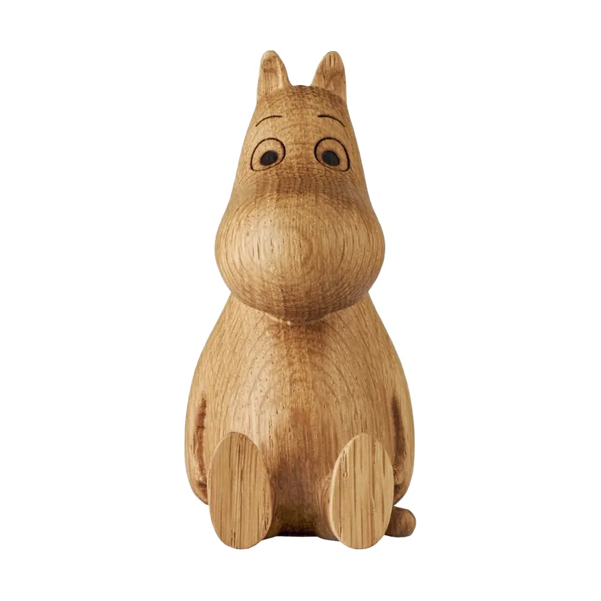 Moomin Wooden Decoration Moomin 10 cm, OAK (FSC) Dsignhouse x Moomin