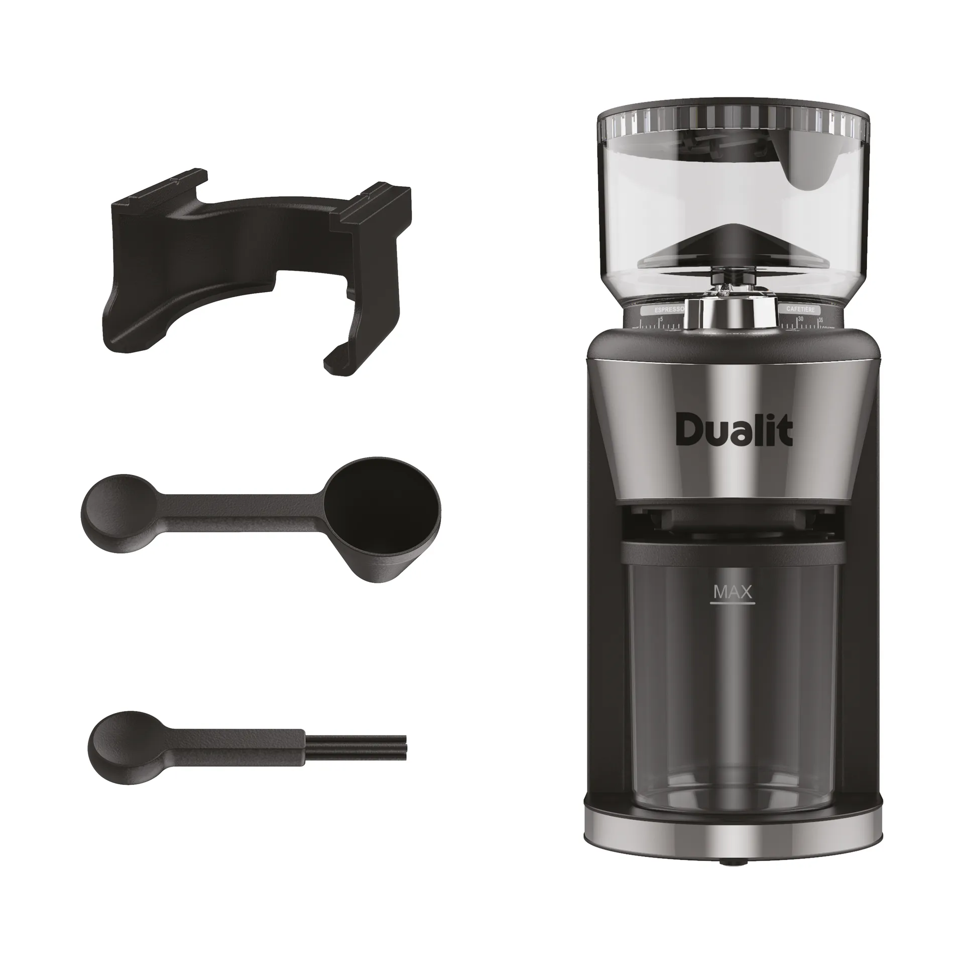 Dualit coffee grinder 31 cm, Black Dualit