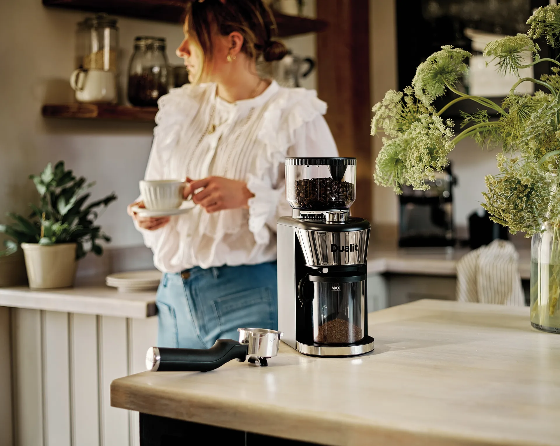 Dualit coffee grinder 31 cm, Black Dualit