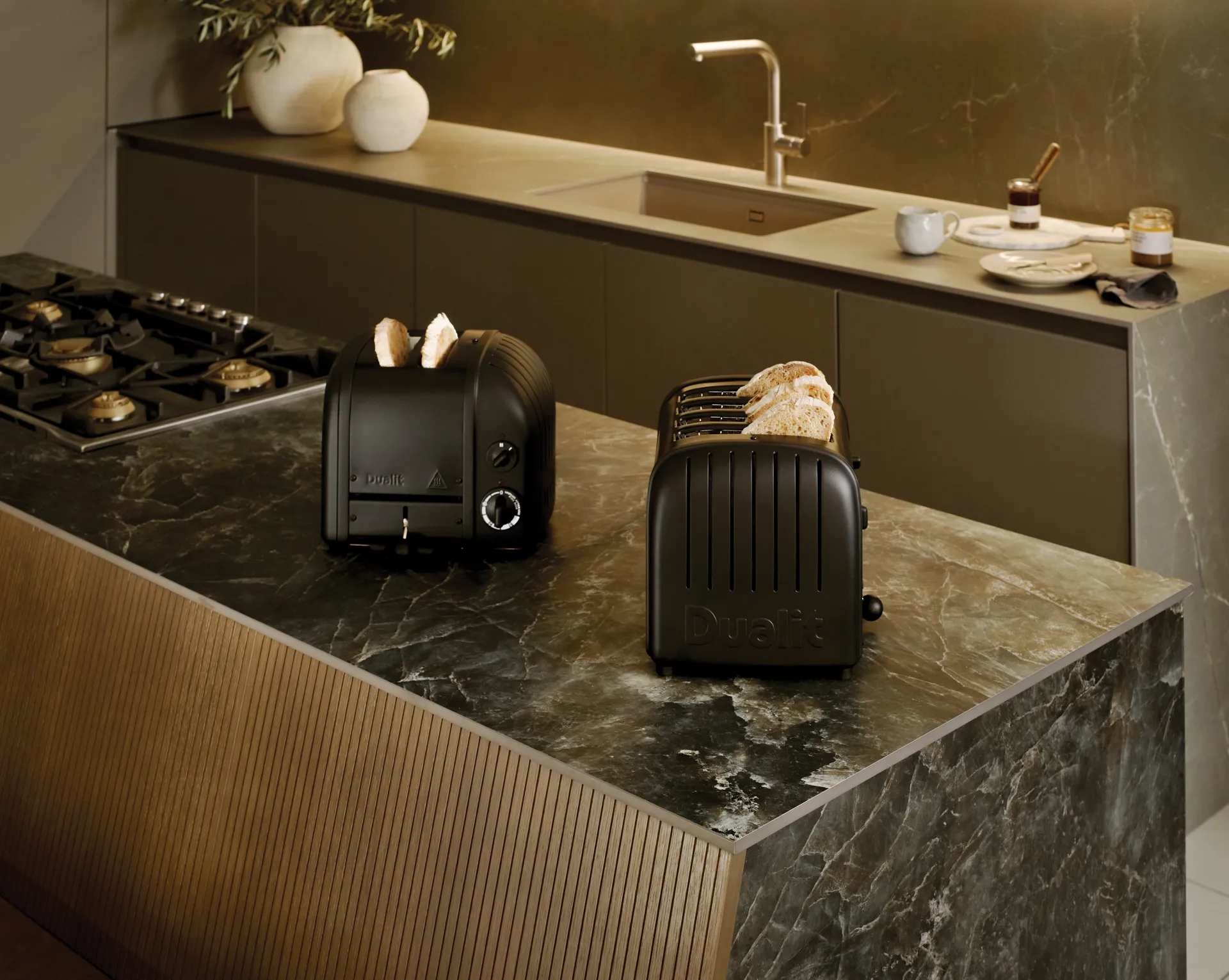 Toaster Classic 2 slices, Stelth Dualit