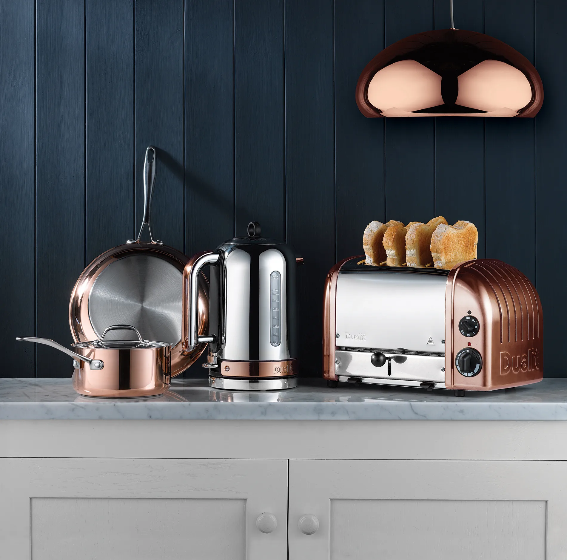 Toaster Classic 4 slices, Copper Dualit