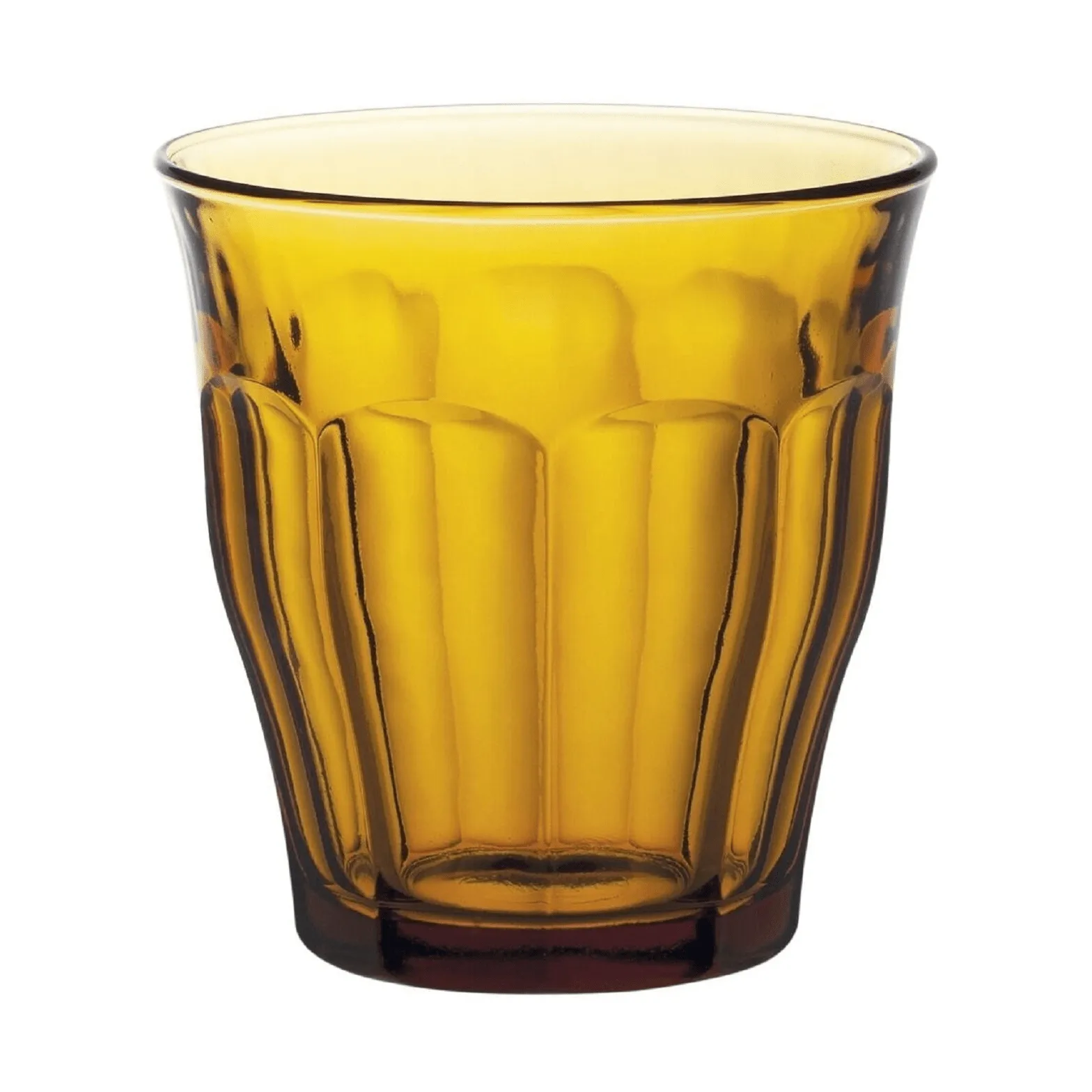 Picardie drinking glass, Amber, 6-pack, 25 cl Duralex