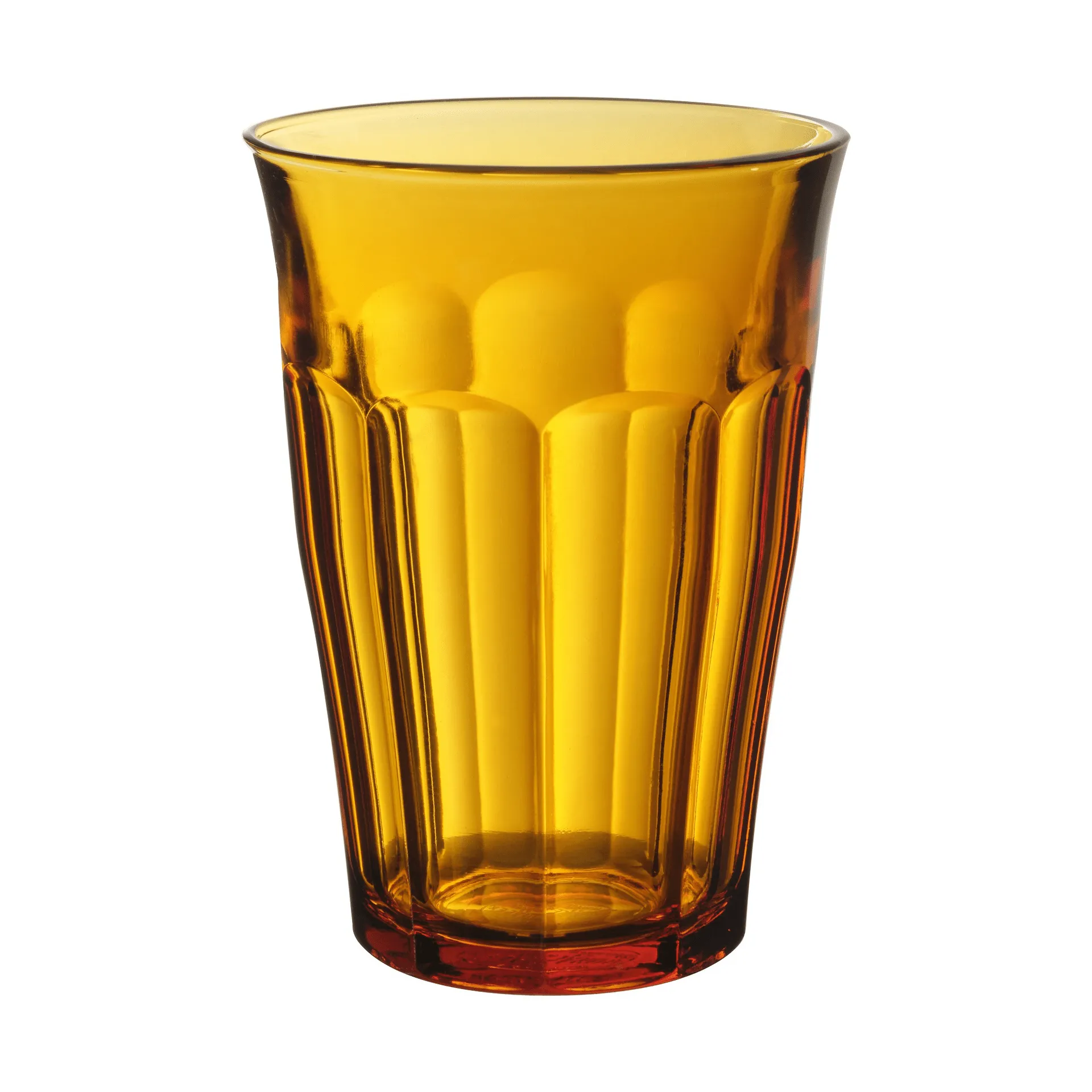 Picardie drinking glass, Amber, 6-pack, 36 cl Duralex