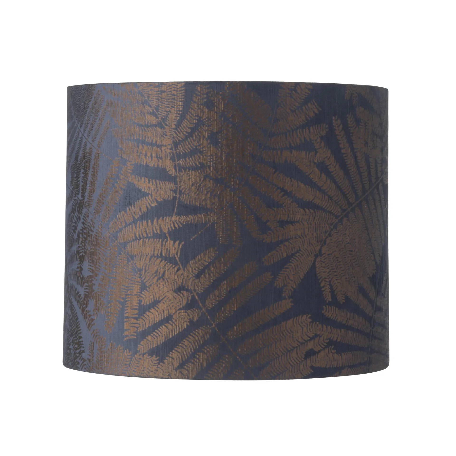 Fern leaves lamp shade Ø 35 cm, blue EBB & FLOW