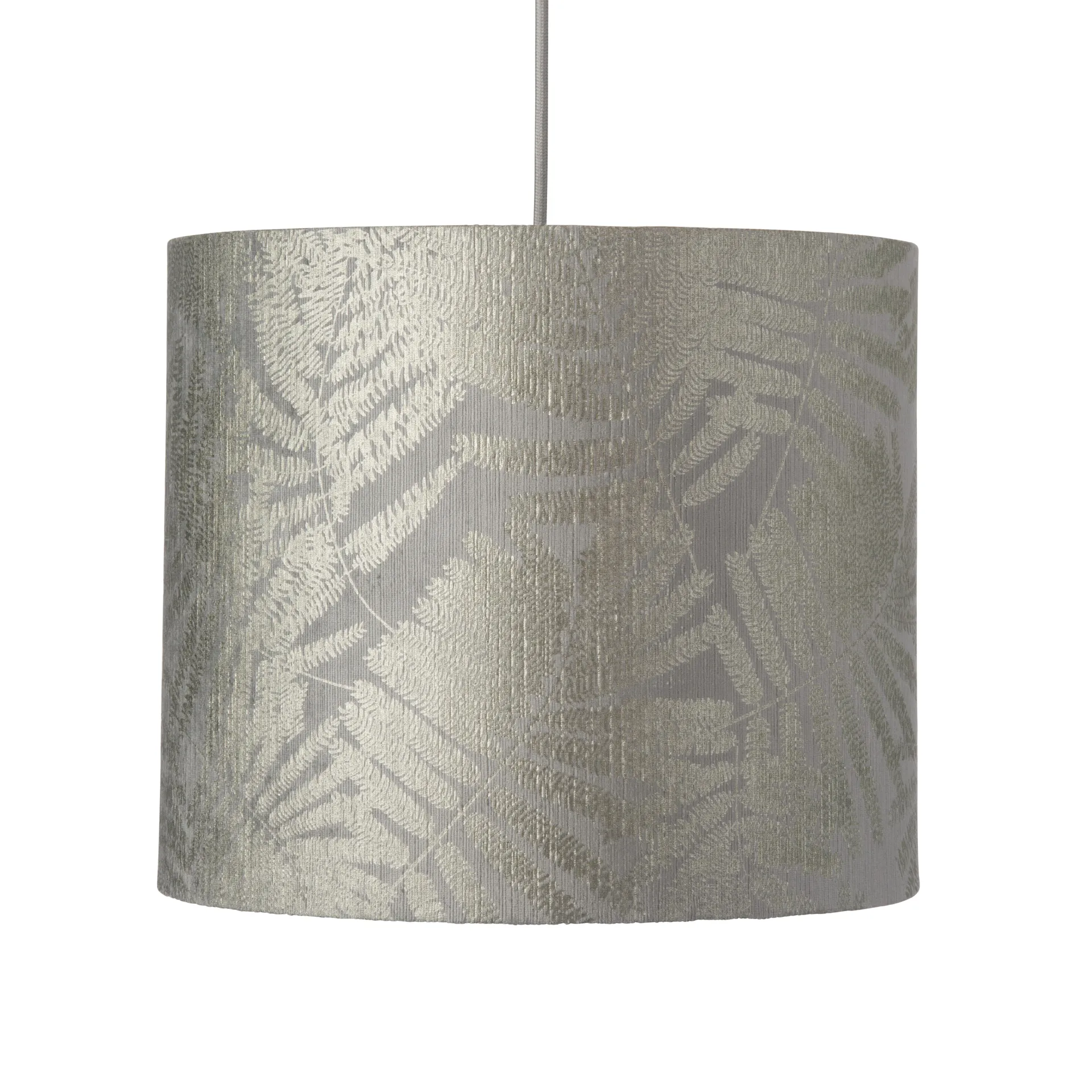 Fern leaves lamp shade Ø 35 cm, silver EBB & FLOW