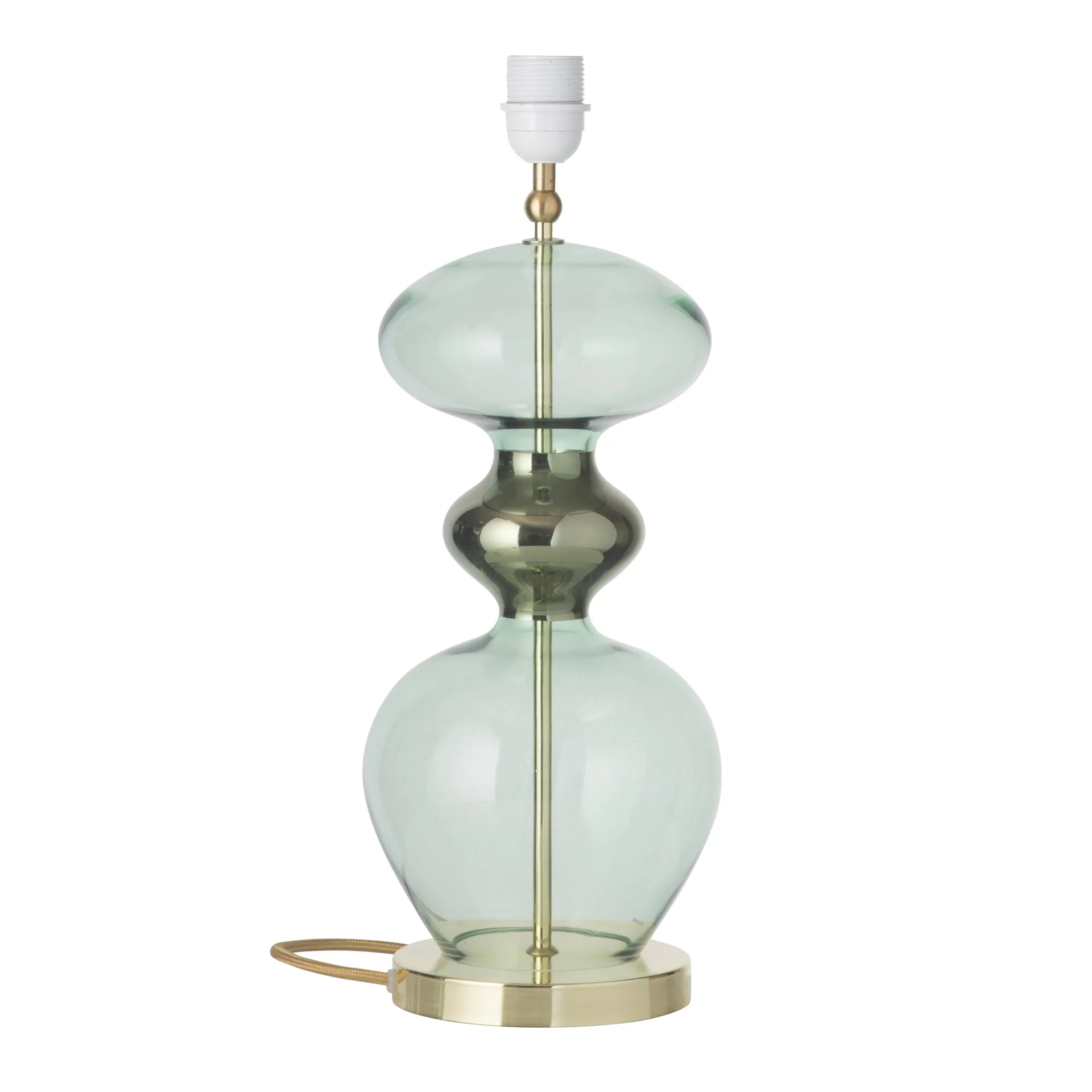 Futura lamp base, forest green EBB & FLOW