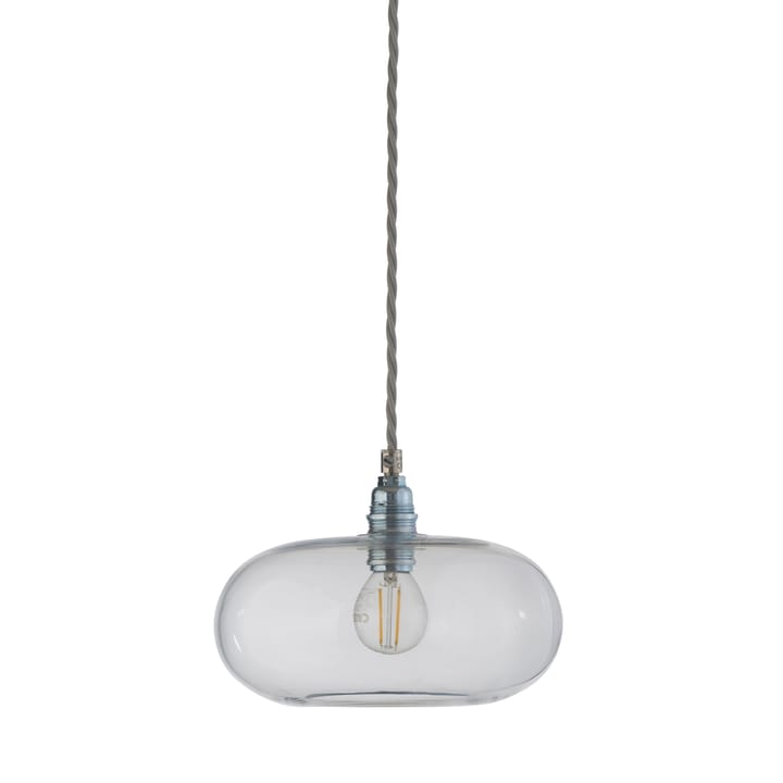 Horizon ceiling lamp Ø 21 cm - clear + silver-coloured cord - Ebb & Flow