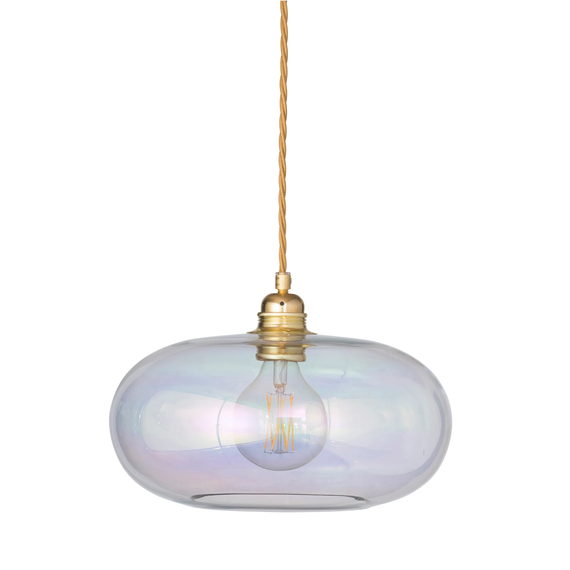 Horizon ceiling lamp Ø 29 cm, chameleon-gold EBB & FLOW