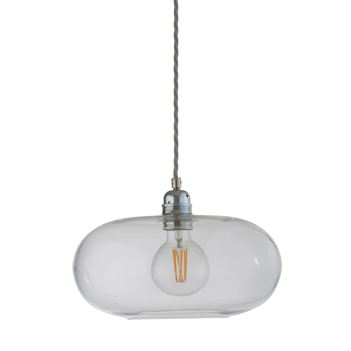 Horizon ceiling lamp Ø 29 cm - clear + silver-coloured cord - EBB & FLOW