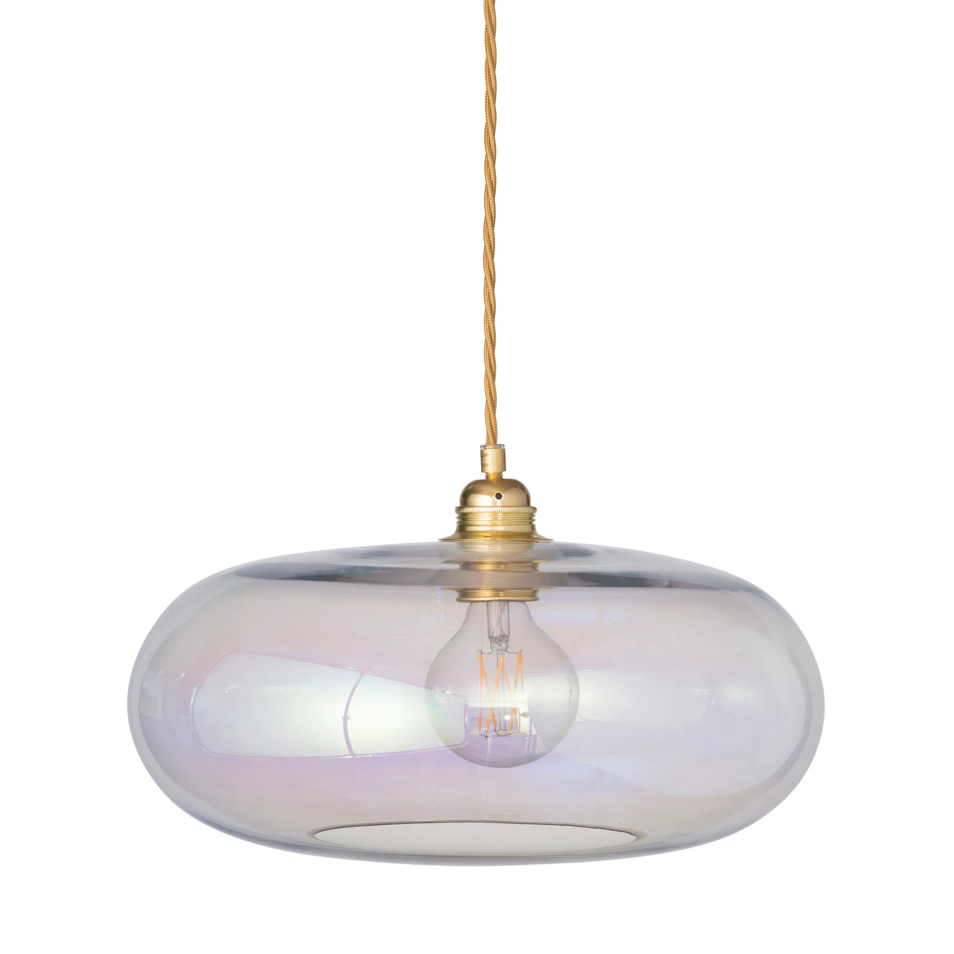 Horizon ceiling lamp Ø 36 cm, chameleon-gold EBB & FLOW