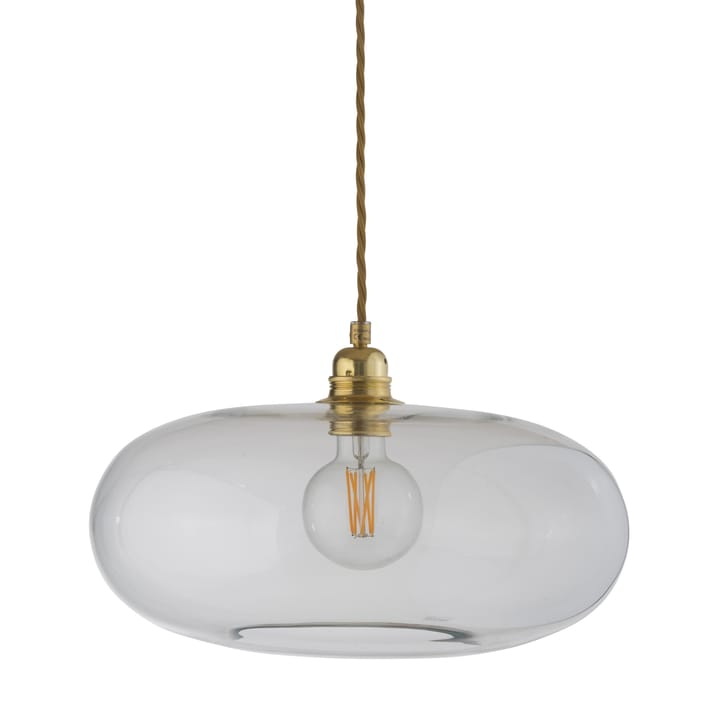 Horizon ceiling lamp Ø 36 cm - clear + gold-coloured cord - Ebb & Flow