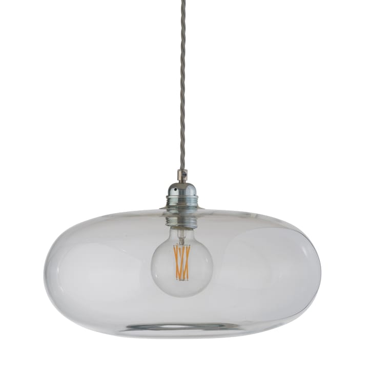 Horizon ceiling lamp Ø 36 cm - clear + silver-coloured cord - Ebb & Flow