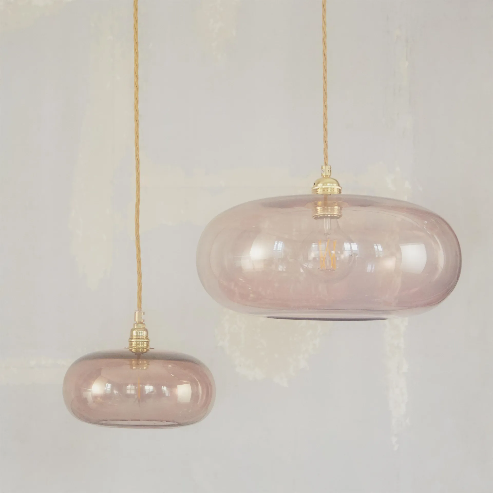 Horizon ceiling lamp Ø 36 cm, obsidian EBB & FLOW