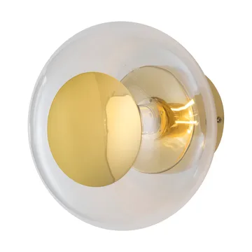 Horizon surface wall lamp - Clear, Ø25 cm - EBB & FLOW