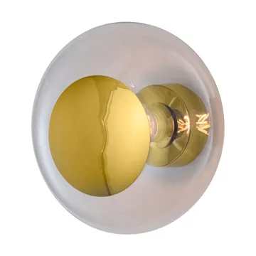 Horizon surface wall lamp - Clear-shiny gold, Ø29 cm - EBB & FLOW