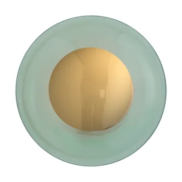 Horizon surface wall lamp - Forest green, Ø21 cm - EBB & FLOW