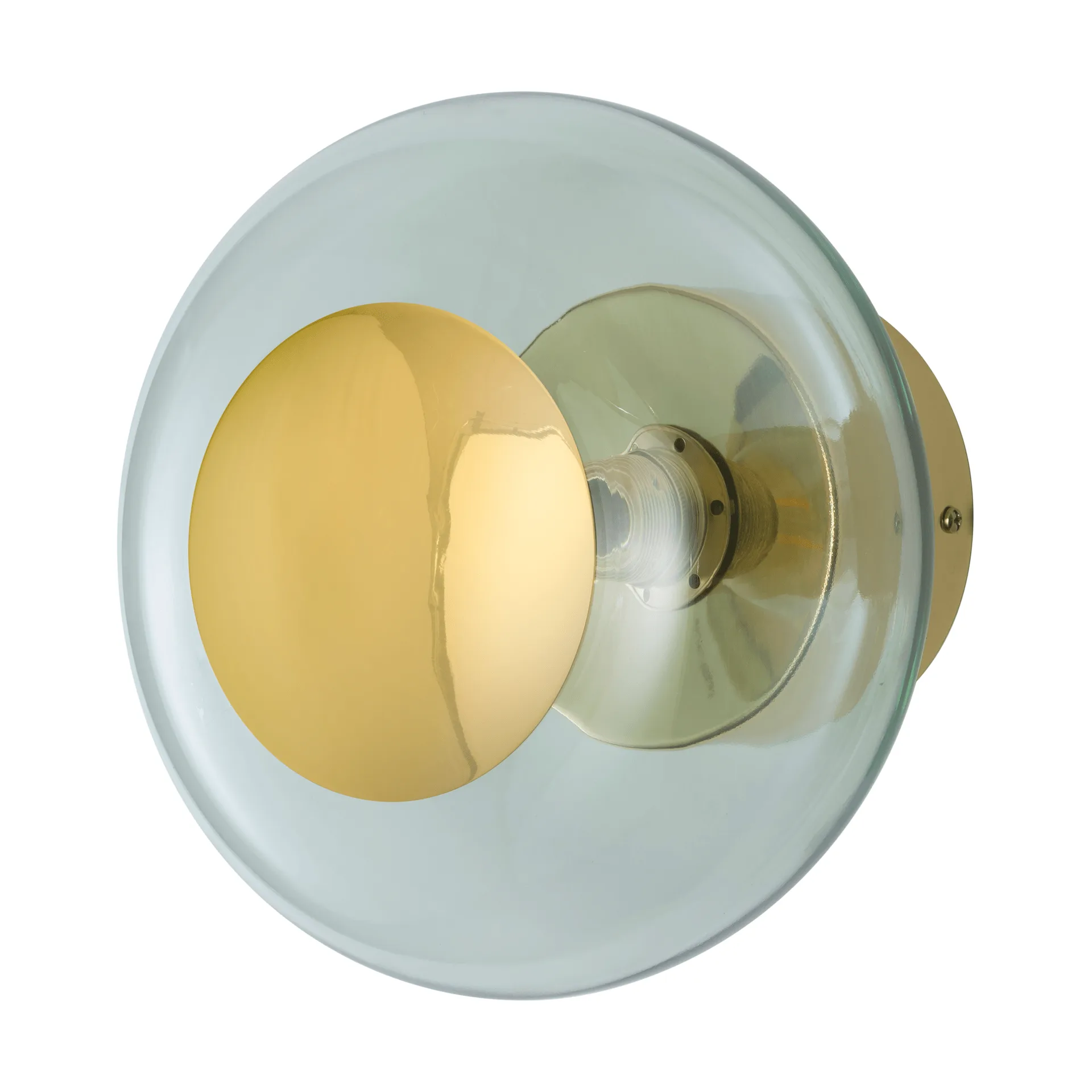 Horizon surface wall lamp, Forest green, Ø21 cm EBB & FLOW