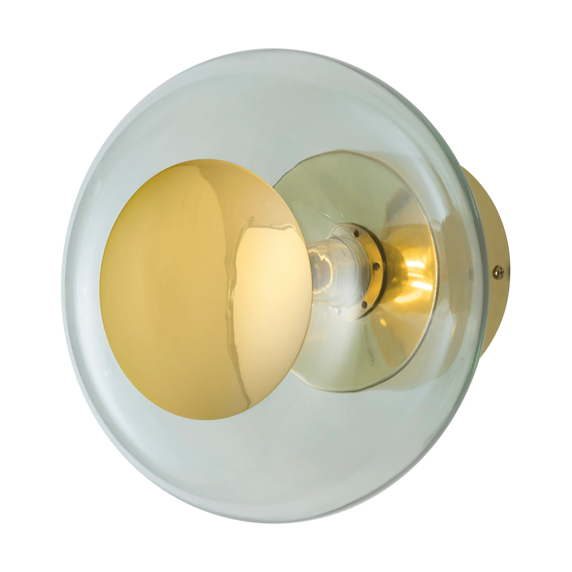 Horizon surface wall lamp, Forest green, Ø21 cm EBB & FLOW