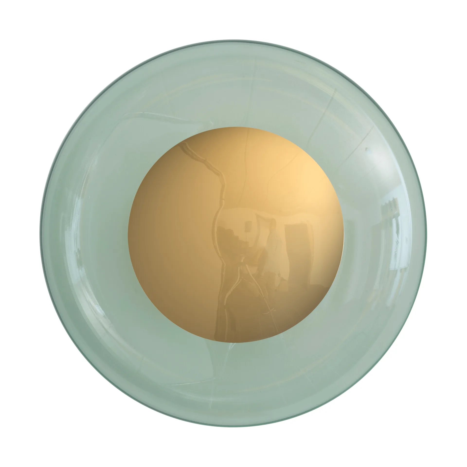 Horizon surface wall lamp, Forest green, Ø36 cm EBB & FLOW