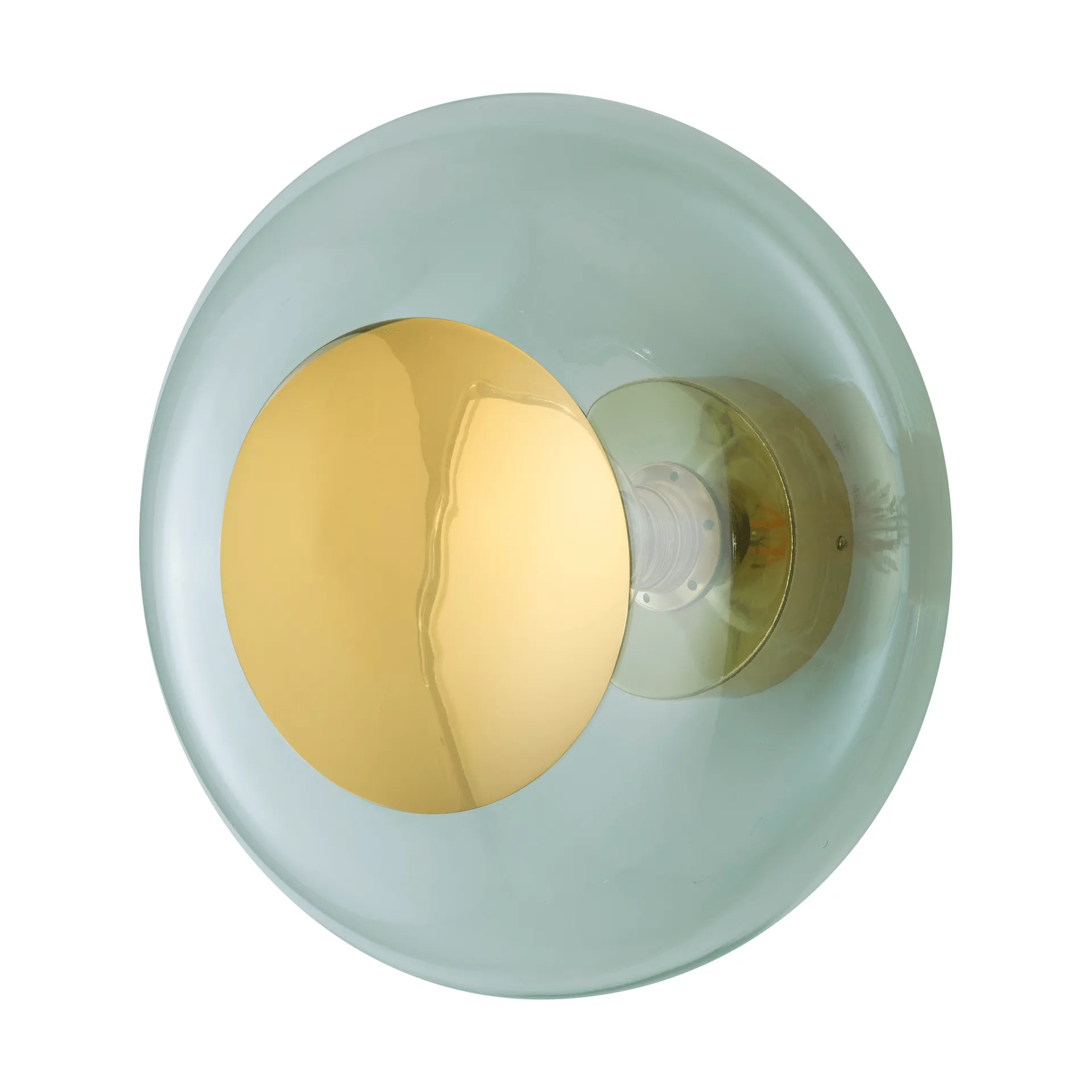Horizon surface wall lamp, Forest green, Ø36 cm EBB & FLOW