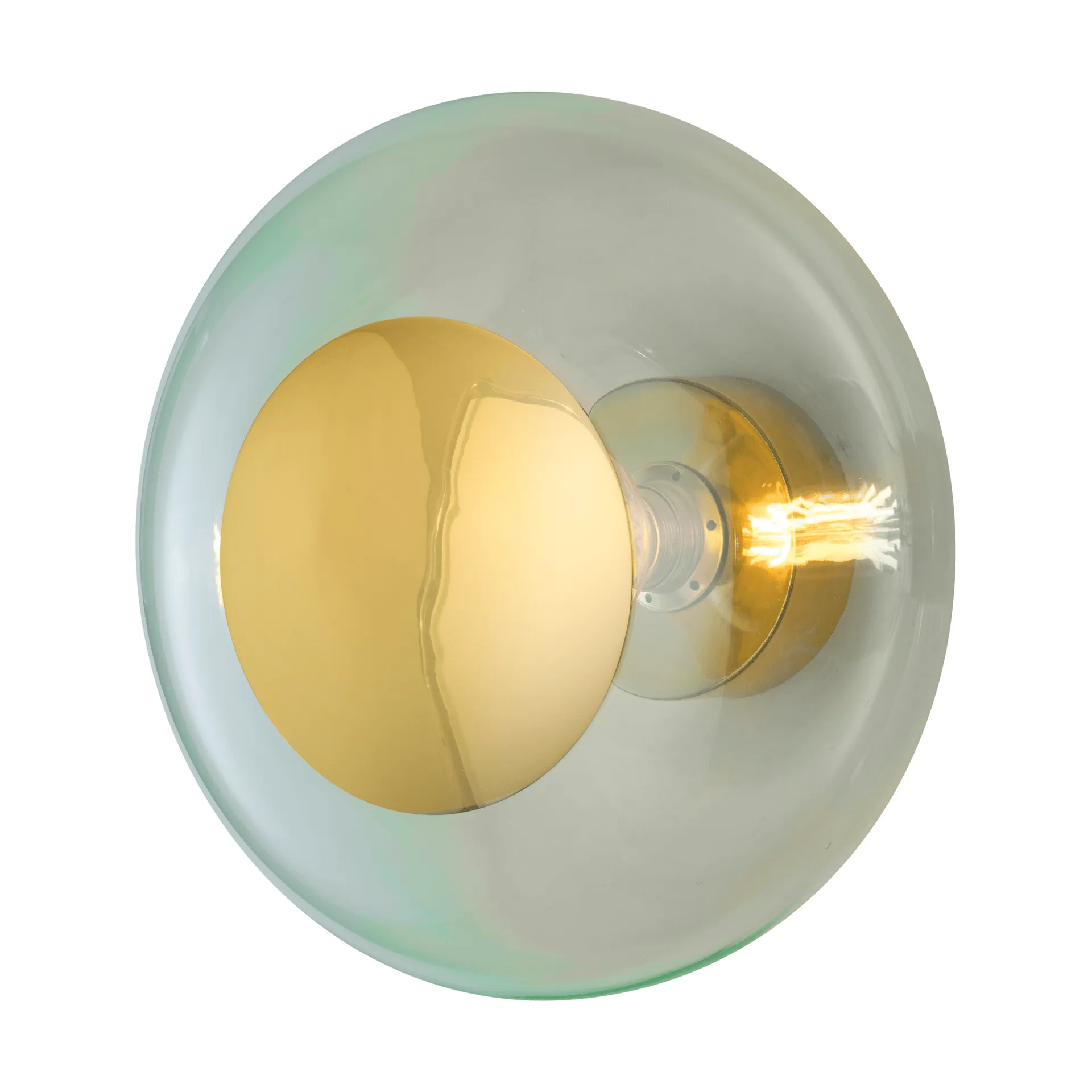 Horizon surface wall lamp, Forest green, Ø36 cm EBB & FLOW