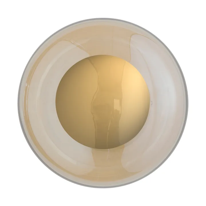 Horizon surface wall lamp - Golden smoke, Ø21 cm - EBB & FLOW