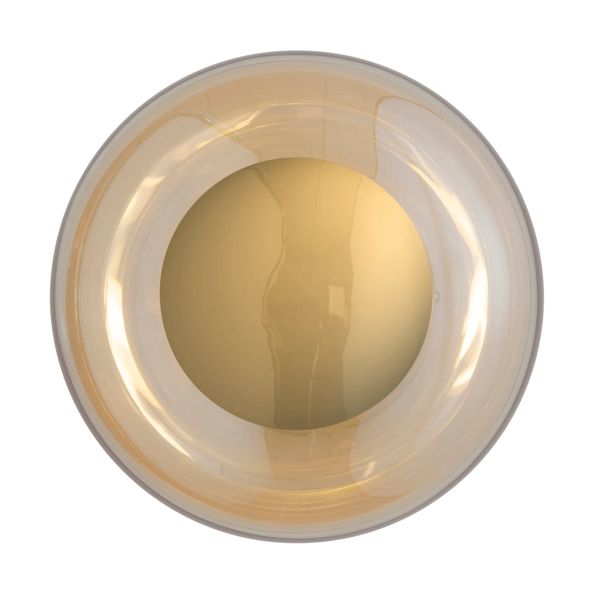 Horizon surface wall lamp, Golden smoke, Ø21 cm EBB & FLOW