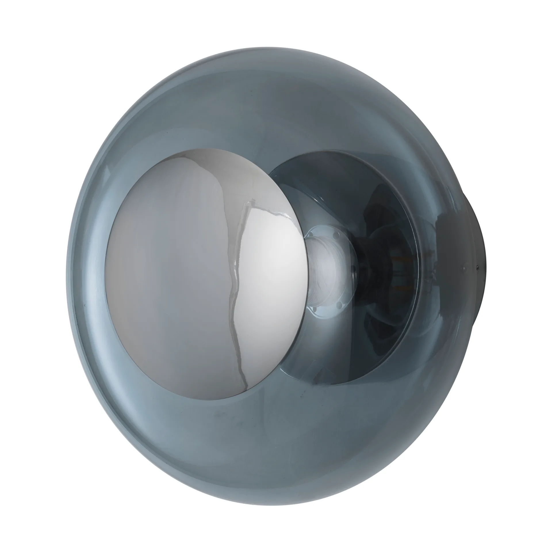 Horizon surface wall lamp, Smokey grey, Ø21 cm EBB & FLOW