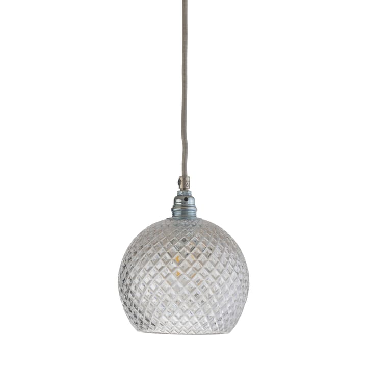 Rowan ceiling lamp Chrystal Ø 15.5 cm - small + silver-coloured cord - EBB & FLOW