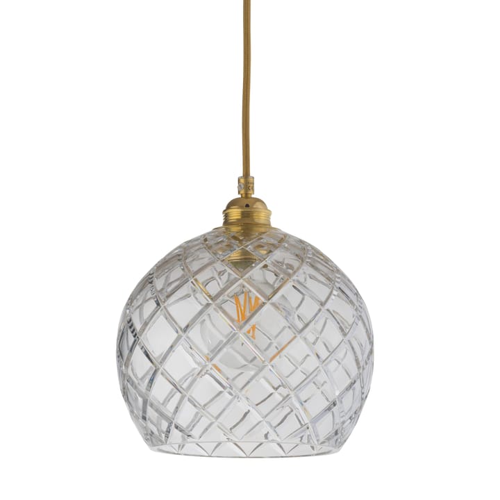 Rowan ceiling lamp Chrystal Ø 22 cm - medium + gold-coloured cord - Ebb & Flow