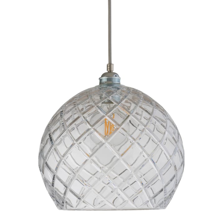 Rowan ceiling lamp Chrystal Ø 28 cm - medium + silver-coloured cord - Ebb & Flow