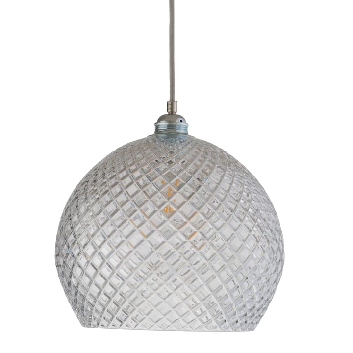 Rowan ceiling lamp Chrystal Ø 28 cm - small + silver-coloured cord - EBB & FLOW