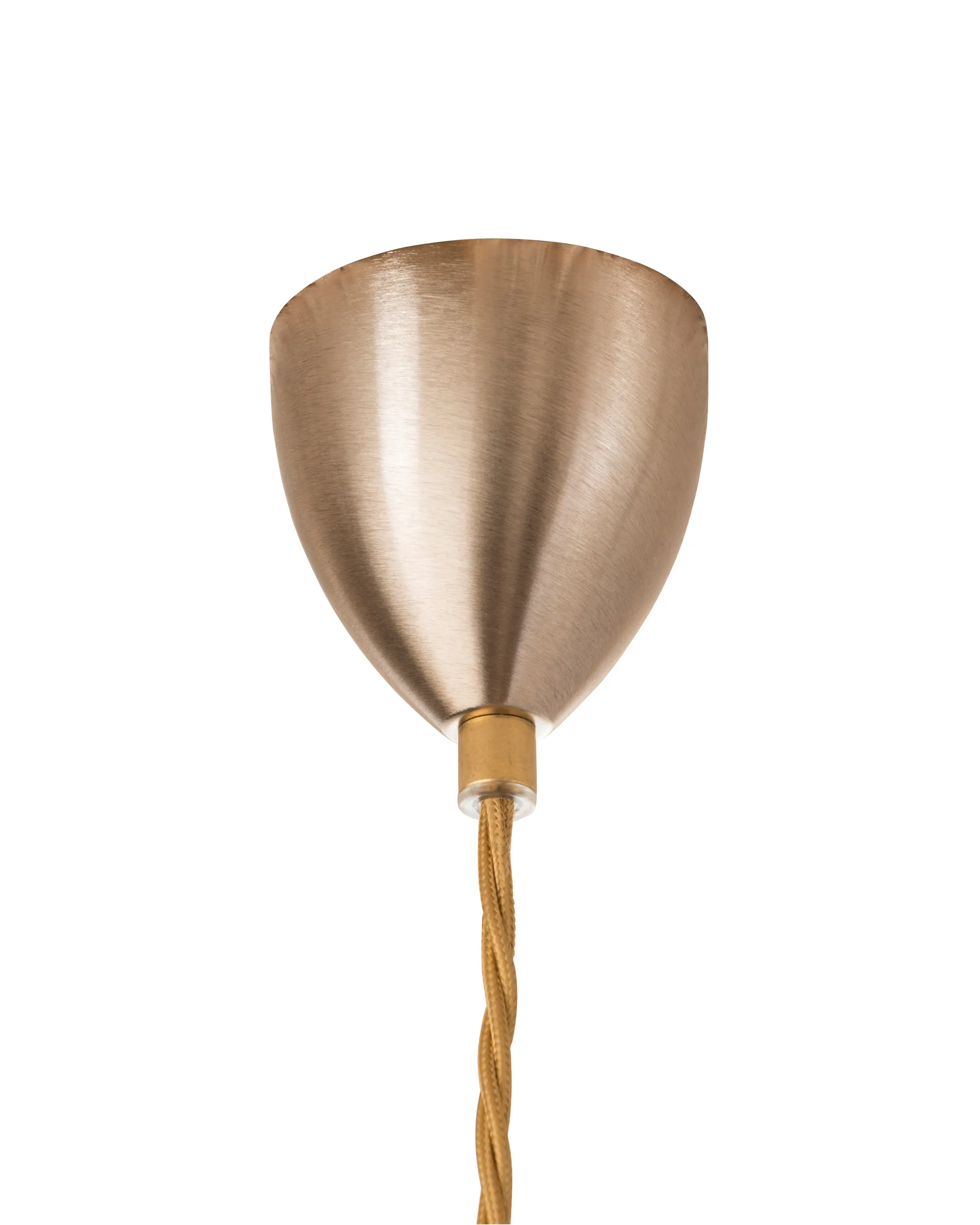 Rowan ceiling lamp Crystal Ø 22 cm, small + gold-coloured cord EBB & FLOW