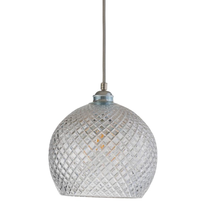 Rowan ceiling lamp Crystal Ø 22 cm - small + silver-coloured cord - EBB & FLOW