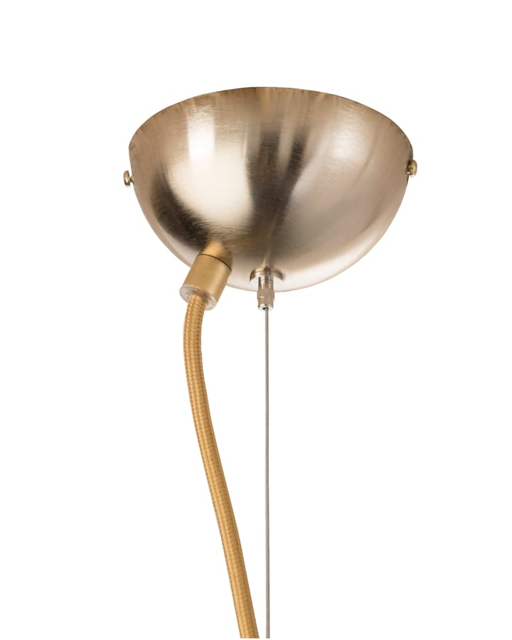 Rowan pendant lamp Ø 39 cm - toast with gold cord - EBB & FLOW