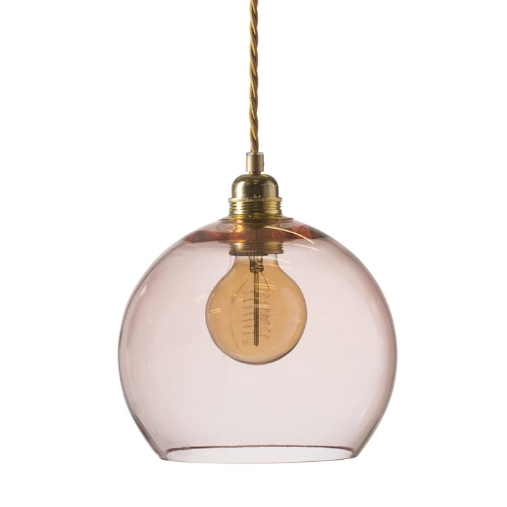 Rowan pendant lamp M, Ø 22 cm - bright coral - EBB & FLOW