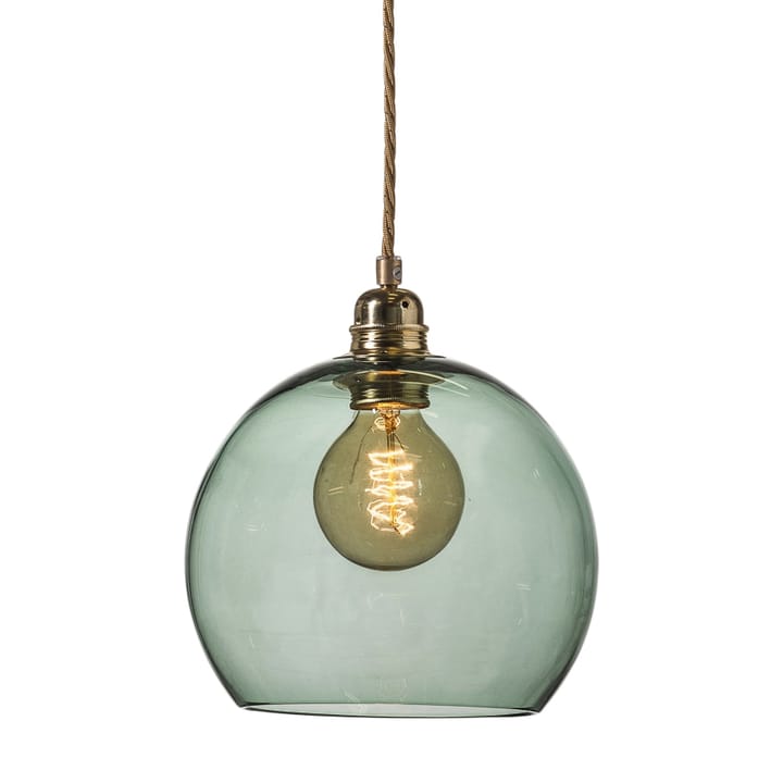 Rowan pendant lamp M, Ø 22 cm - forest green - EBB & FLOW