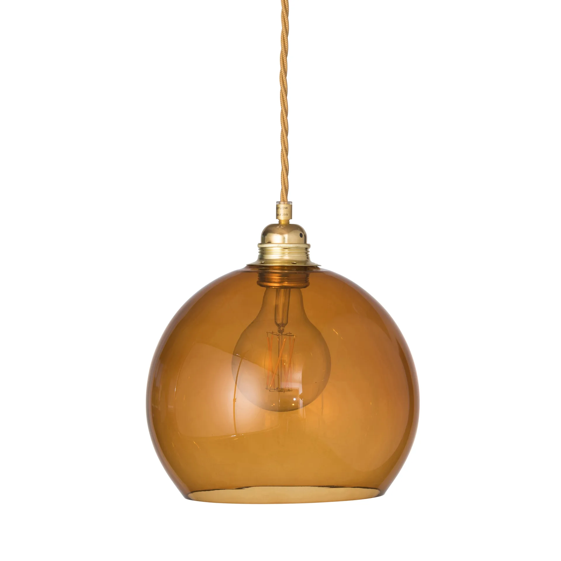Rowan pendant lamp M, Ø 22 cm, toast EBB & FLOW