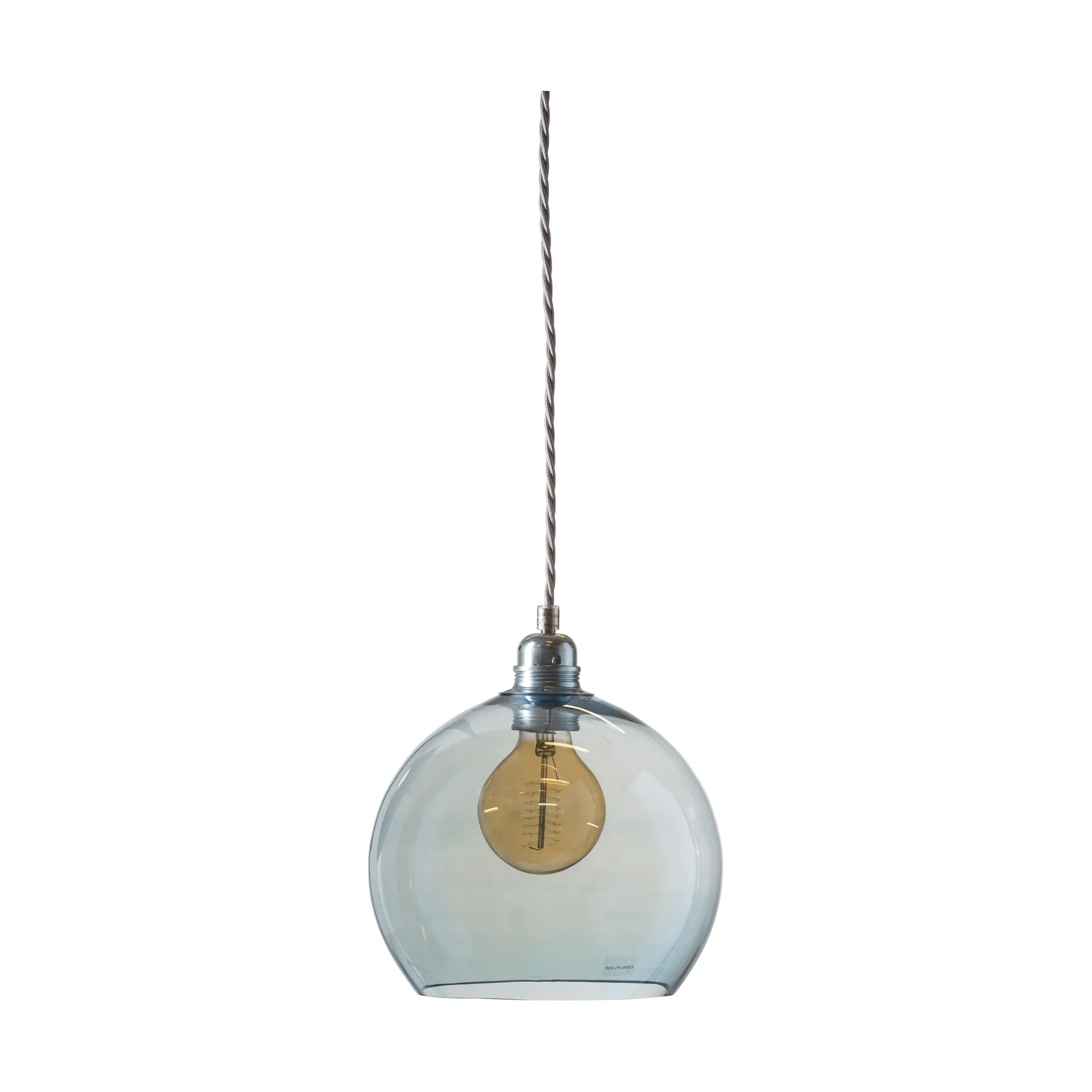 Rowan pendant lamp M, Ø 22 cm, Topaz blue EBB & FLOW
