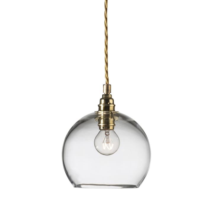 Rowan pendant lamp S, Ø 15 cm - Clear-gold - EBB & FLOW