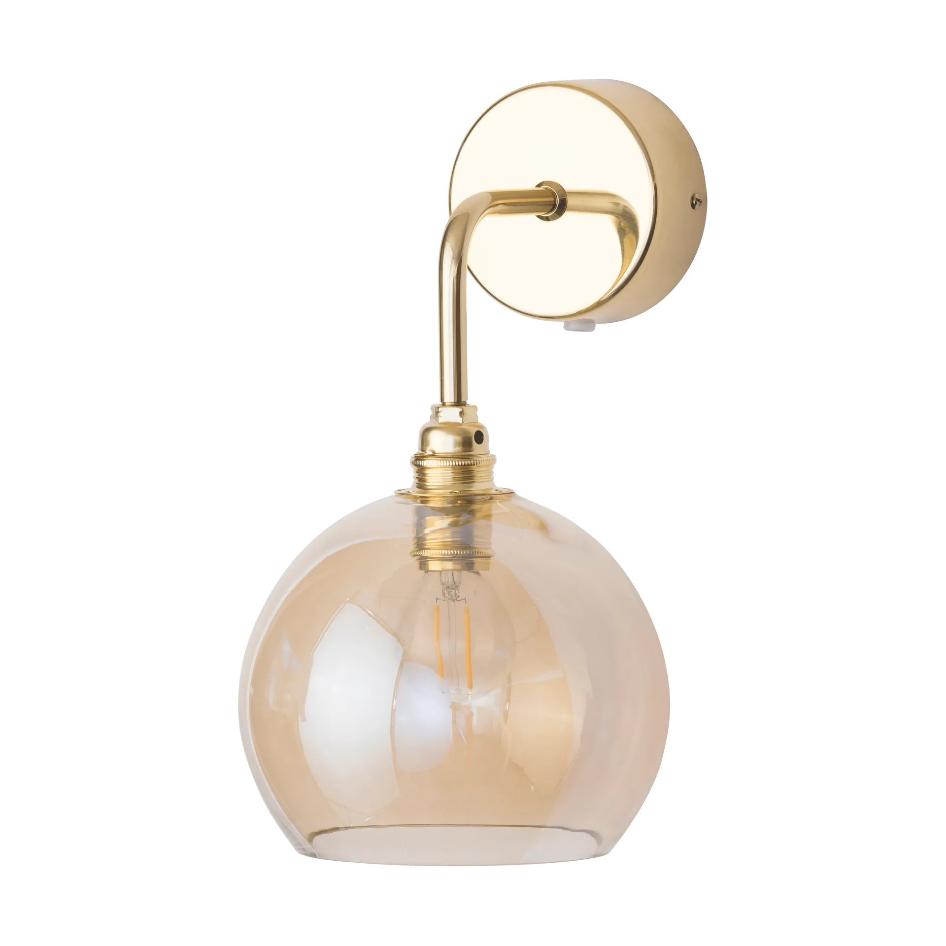 Rowan wall lamp, Golden smoke EBB & FLOW