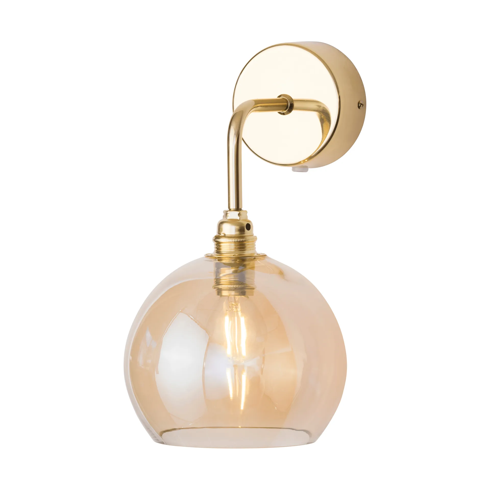 Rowan wall lamp, Golden smoke EBB & FLOW
